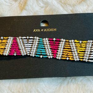 Ava & Aiden Beaded Choker Necklace